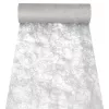 PAPSTAR Sizoflor Table Runner & Decorative Ribbon, Silver, 25 m x 30 cm, Water-Resistant, 75% Polyester / 25% Polyamide 37064