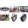 SIGEL Business Felt Bag Desk Sharing Bag Classic L, Grey Synthetic Felt, 2 Carry Handles & Adjustable Shoulder Strap, 1 Piece (BA409)
