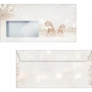 SIGEL DU228 DL Envelope Brown Silver 110 x 220 mm 90 g/m²