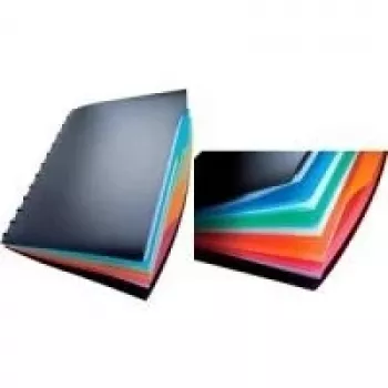 DURABLE DURALOOK® STYLE A4 Display Book with 20 Clear Pockets, Black 243501