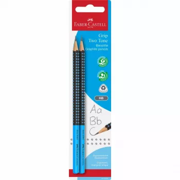 Faber-Castell GRIP 2001 TWO TONE Mechanical Pencil, 2.0 mm, Soft-Grip Zone, Blister Card 517093