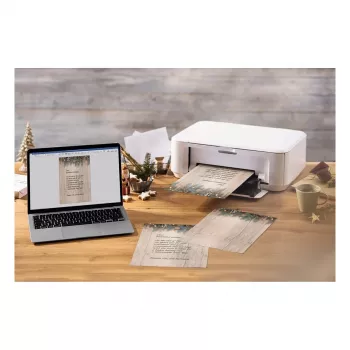 SIGEL Christmas Letter Paper Golden Greens Motif DIN A4 - 90 g/m² - A4 (DP664)