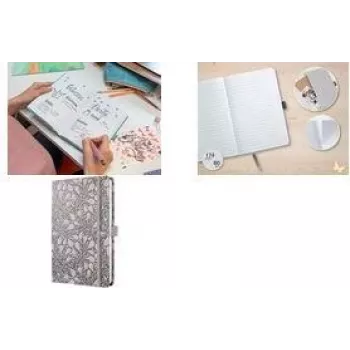 SIGEL Jolie Beauty Enchanted Heart Notebook A5 Lined Hardcover 176 Pages JN361