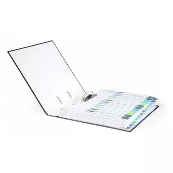 DURABLE 679627 A4+ Polypropylene Blank Index Dividers, Multicolour, Portrait, 0.27 mm, 11-Hole Universal Punching