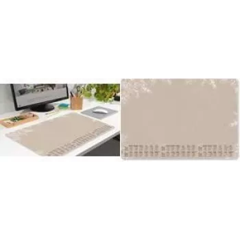 SIGEL H6316 Natural Eucalyptus Paper Desk Pad, 595 x 410 mm (DIN A2), 30 Sheets, 80 g/m², Glued