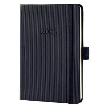 SIGEL Conceptum 2025 Pocket Diary A6 Black (C2513)