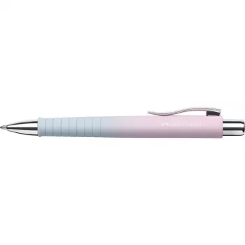 Faber-Castell Poly Ball Urban Ballpoint Pen, Blushing Sky, Blue Ink, 0.6 mm XB, Non-Slip Grip 241131