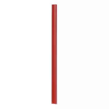 DURABLE Clamping Rails A4 3 mm, Red, 50 Pieces (293003)