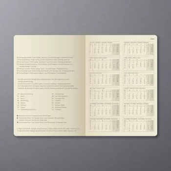 SIGEL Conceptum 2024 Weekly Planner A5 Black with Elastic Band, Pen Loop, Faux Leather Cover, 176 Pages, 145 x 210 mm, C2424