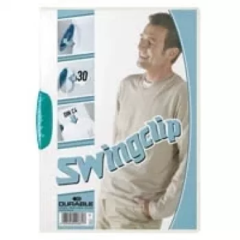 DURABLE SWINGCLIP 30 A4 Clip Folder Transparent (25 Pack) 226014