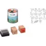 HEYDA Dinosaur Motif Stamp Set, 15 Clear Stamps in Round Storage Case 20-48 884 76