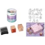 HEYDA Unicorn Motif Stamp Set, 15 Clear Stamps in Round Tin 204888439