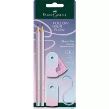 Faber-Castell GRIP Flow Edition Writing Set, Blushing Sky, 2 Pencils (B) 117007