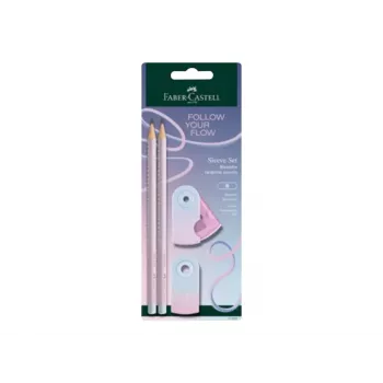 Faber-Castell GRIP Flow Edition Writing Set, Blushing Sky, 2 Pencils (B) 117007
