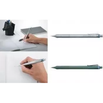 Tombow MONO graph fine Mechanical Pencil 0.5 mm, Silver, 4 mm Guide Pipe SH-MGF04