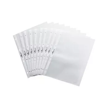 DURABLE A4 Landscape Flipchart Sleeves, Transparent, 10 Pack 856619