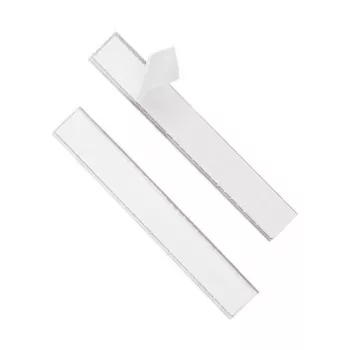 DURABLE LABELFIX® Self-Adhesive Label Holder 200x20 mm, Transparent, 10 Pieces 802019
