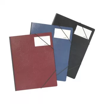 DURABLE Premium Corner File A4 Red with Elastic Corner Straps 2320-03