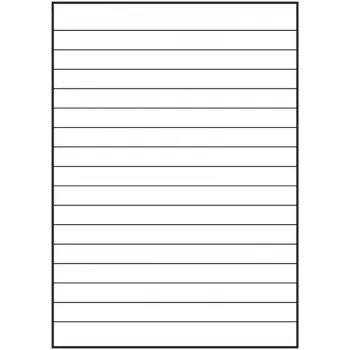 Oxford A4 Lined Refill Paper, 50 Sheets, 4-Hole Punched, Lineatur 21 400131464