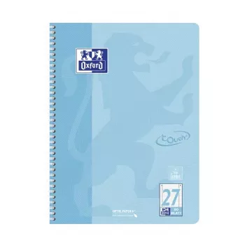 OXFORD Collegeblock TOUCH Squared with Margin A4, 80 Sheets, 90 gsm, Assorted Colours 400196079