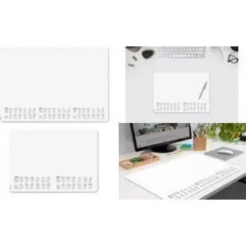 SIGEL Desk Pad Dotted 2026/2027/2028 White/Black Paper 30 Sheets (H6301)