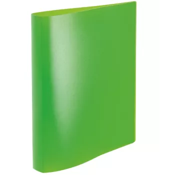 HERMA Ring Binder A4 2-Ring Neon Green Translucent 25 mm Spine 19713
