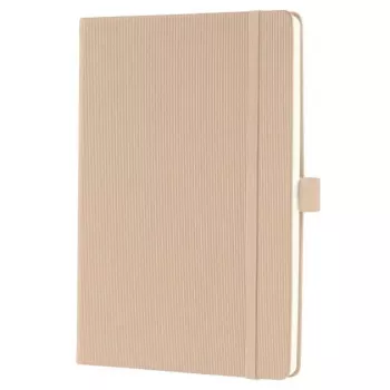 SIGEL Conceptum Notebook A5 Squared Beige Hardcover with Softwave Structure CO650