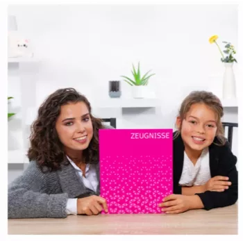 HERMA Certificate Ring Binder A4 Pink Cardboard 2 O-Rings 25 mm Spine 35 mm 20173