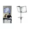 DURABLE SHERPA® Desk Clamp 10 - A4 Display Panel System, 10 Panels, 5 Colours, 360° Rotation 581800