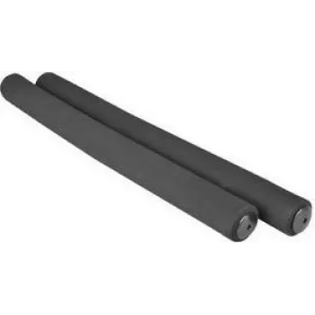 FISCHER Soft Handlebar Grips, Black, 1 Pair, 125 mm, Shock Absorbing 85756