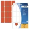 HERMA Permanent Adhesive Labels Red 25 x 40 mm 512 Labels (32 Sheets x 16) 2452