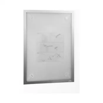 DURABLE DURAFRAME® WALLPAPER A3 Silver Self-Adhesive Information Frame 484423