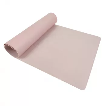 HELIT the flat mat Desk Mat 800 x 400 mm Pink PVC Water-Repellent Desk-Protective H2525126