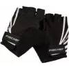FISCHER Cycling Gloves Sport, Size S/M, Padded Palm, Breathable Backhand, Hook-and-Loop Closure, Unisex, Half-Finger 86313