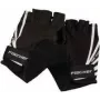 FISCHER Cycling Gloves Sport, Size S/M, Padded Palm, Breathable Backhand, Hook-and-Loop Closure, Unisex, Half-Finger 86313