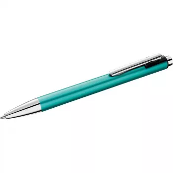Pelikan Snap Metallic Ballpoint Pen, Turquoise Mother-of-Pearl Shimmer Aluminium Barrel 300000461
