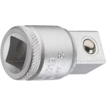 Gedore 3019 Socket Adapter 1/2 inch Female to 3/4 inch Male, 44 mm, Chrome Vanadium Steel 6236010