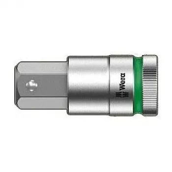 Wera Hex-Plus Bit Socket 8 mm, 1/2 inch Drive, 60 mm Length 05003824001