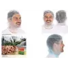 HYGOSTAR PP Astro Hood Industry White One Size, 100 Pieces (13240)