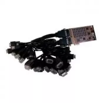 EXSYS EX-44032 PCIe 32-Port RS-232 Serial Card with Octopus Cables