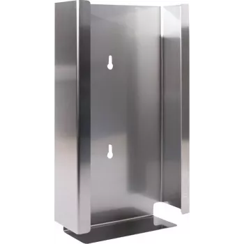 HYGOSTAR Stainless Steel 3-Compartment Disposable Glove Dispenser Holder 88937