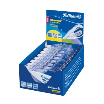 Pelikan blanco Maxi Correction Roller, 4.2 mm x 10 m, Solvent-Free, White 340315