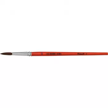 Pelikan Sorte 23 Round Paint Brush Size 10, Pony Hair, Orange Lacquered Wood Handle 711077