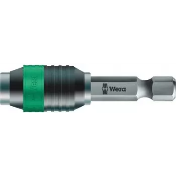 Wera 05052500001 Rapidaptor Universal Bit Holder, 1/4 inch Hex Drive, Quick-Release, Magnetic, 50 mm