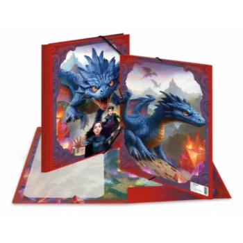 HERMA Dragon Corner Elastic Folder A3 Cardboard with 3 Inner Flaps 20143