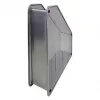 HELIT H2518000 Mesh Magazine File DIN A4 Wire Metal Silver Powder-Coated, 1 Piece