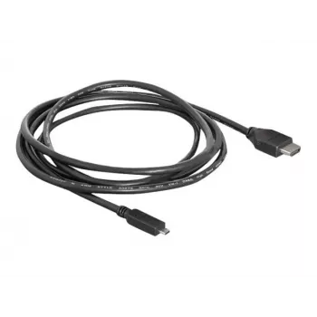DeLOCK HDMI to Micro-HDMI Cable 2 m, 32 AWG, High Speed with Ethernet, 4K 82664