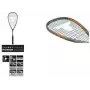 TALBOT TORRO Power 4000 Squash Racket, Black/Orange, Evenly Balanced Offensive, Y-Construction 251004