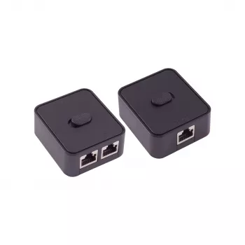 SHIVERPEAKS Manual Network Switch, 3-Port, Black BS08-01100