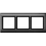 Merten Aquadesign 3-Gang Frame, Anthracite 400314